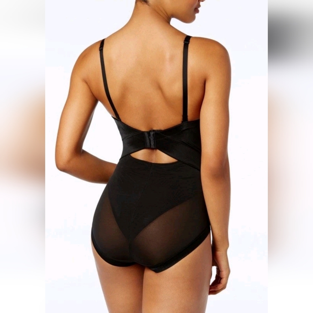 Set Of 2 Maidenform Firm Tummy Control Easy Up Strapless Bodysuit Size 36C - Picture 2 of 5